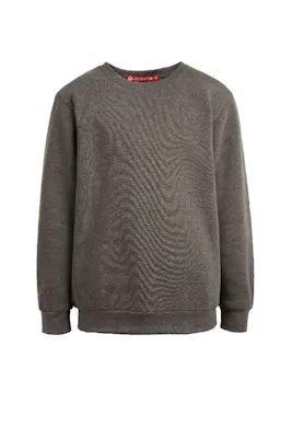 Kids Fleece Crew Neck Sweatshirts - Size 2, Dark Gray