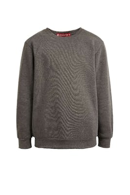 Kids Fleece Crew Neck Sweatshirts - Size 4, Dark Gray