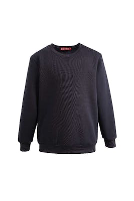 Kids Fleece Crew Neck Sweatshirts - Size 4, Navy