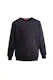 Kids Fleece Crew Neck Sweatshirts - Size 6, Navy (1 of 3)