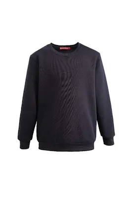 Kids Fleece Crew Neck Sweatshirts - Size 8, Navy