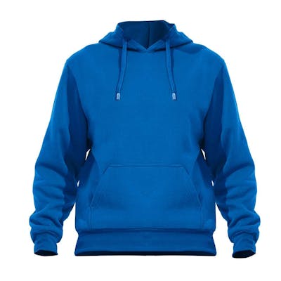Fleece Pullover Hoodies - Size Medium, Royal Blue