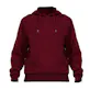 Fleece Pullover Hoodies - Size Medium, Burgundy