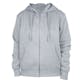 Ladies Full Zip Hoodies - Size S-XL, Light Gray