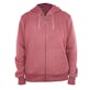 Ladies Full Zip Hoodies - Size S-XL, Salmon