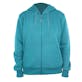Ladies Full Zip Hoodies - Size S-XL, Turquoise