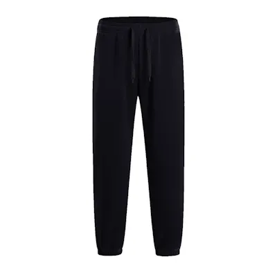 Men's Fleece Jogger Sweatpants - Size Medium, Black