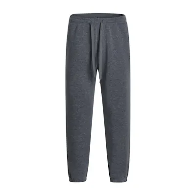 Men's Fleece Jogger Sweatpants - Size 2XL, Dark Gray