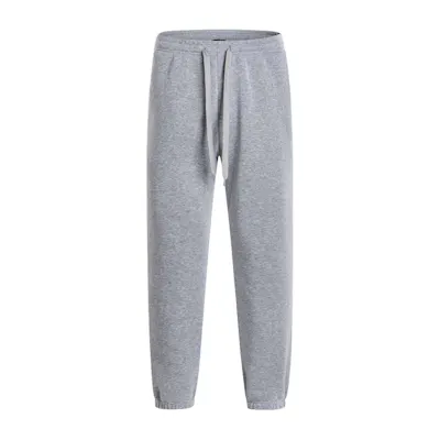 Men's Fleece Jogger Sweatpants - Size Small, Light Gray