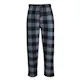 Men's Polar Fleece Pajama Pants - Size S-2XL, Gray/Black (1 of 2)