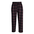 Men's Polar Fleece Pajama Pants - Size S-2XL, Black/Red image number null