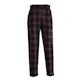 Men's Polar Fleece Pajama Pants - Size S-2XL, Black/Red (2 of 2)