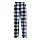Men's Polar Fleece Pajama Pants - Size S-2XL, White/Black (2 of 2)