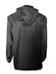 Men's Waterproof Full Zip Raincoats - Size Medium, Black