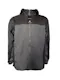 Men's Waterproof Full Zip Raincoats - Size Large, Black/Gray (1 of 2)