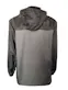 Men's Waterproof Full Zip Raincoats - Size XL, Black/Gray