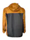 Men's Waterproof Full Zip Raincoats - Size 2XL, Saddle/Gray (2 of 2)