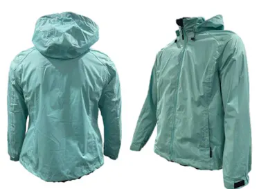 Ladies' Waterproof Full Zip Raincoats - Size Medium