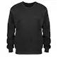 Men's Crew Neck Fleece Pullovers - Size XL, Black