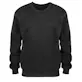 Men's Crew Neck Fleece Pullovers - Size 5XL, Black