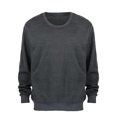 Men's Crew Neck Fleece Pullovers - Size 3XL, Dark Gray