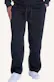 Men's Fleece Open Leg Sweatpants - Size XL, Black