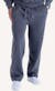 Men's Fleece Open Leg Sweatpants - Size Medium, Dark Gray