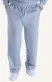 Men's Fleece Open Leg Sweatpants - Size Small, Light Gray