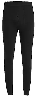 Men's Thermal Pant - Size XL, Black