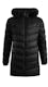 Women's Long Berber Lined Puffer Jackets,Black, S-XL (1 of 4)