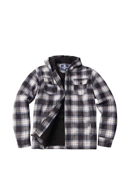 Men's Plaid Berber Sherpa Lined Jackets, S-2XL