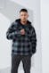 Men's Plaid Berber Sherpa Lined Jackets, S-2XL