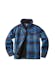 Men's Plaid Berber Sherpa Lined Jackets, S-2XL