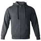 Fleece Full Zip Hoodies - Size Small, Dk Gray