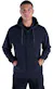 Men's Fleece Full Zip Hoodies - Size XLarge, Navy