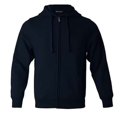 Fleece Full Zip Hoodies - Size Medium, Navy