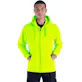 Men's Fleece Full Zip Hoodies - Size Small, Safety Yellow