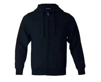 Fleece Full Zip Hoodies - Size XL, Navy