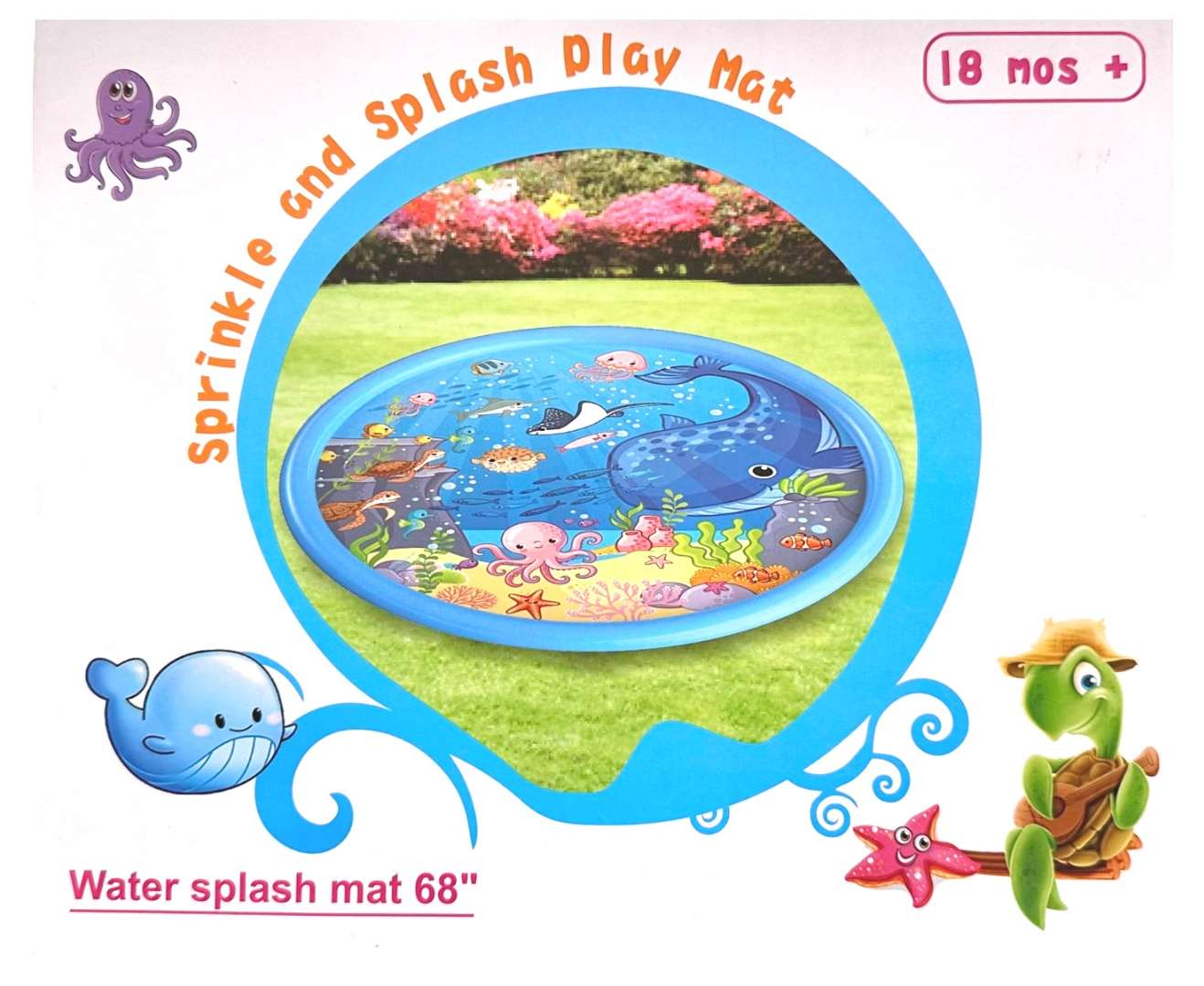 Wholesale Splash Pads, Sea Creatures