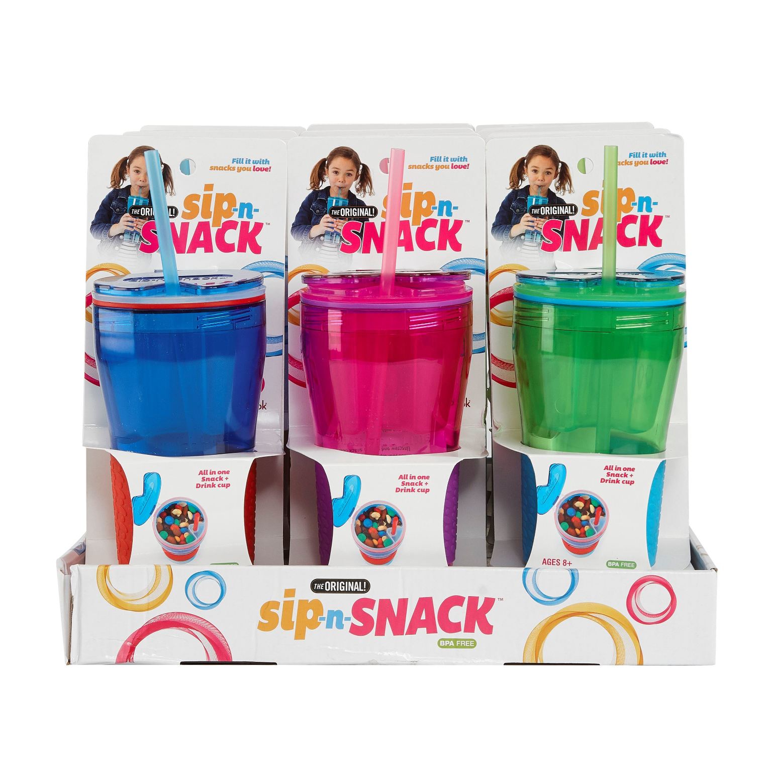 Sip/Snack Drink and Snack Cup