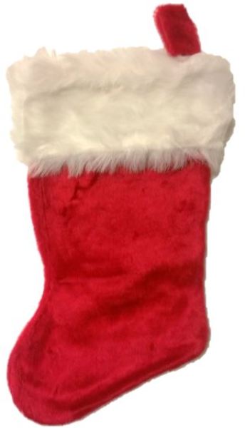 Wholesale 17" Christmas Stocking - Red (SKU 2276839) DollarDays