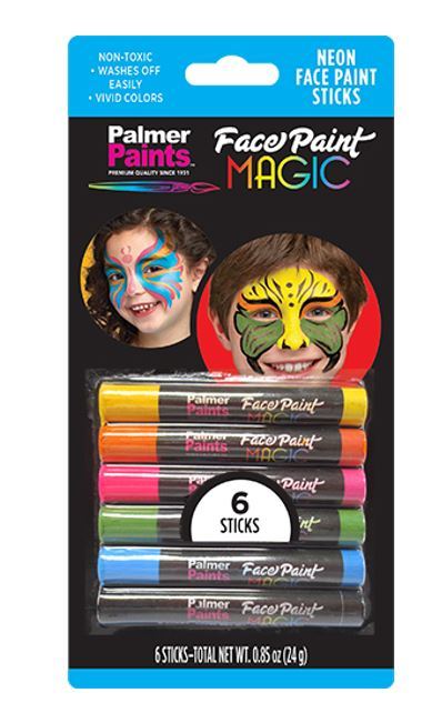 Wholesale Face Paint Magic Crayons - Neon | DollarDays