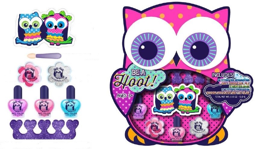 2. Colorful Owl Nail Stickers - wide 5
