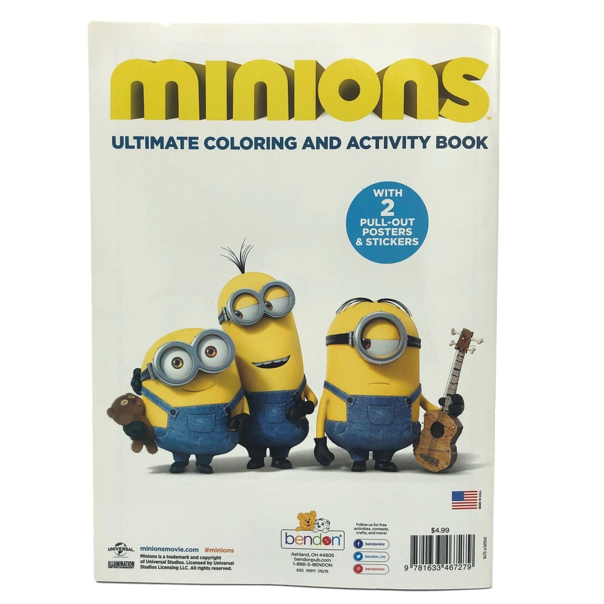 Wholesale Minions Unique Ultimate Coloring and Activity Book