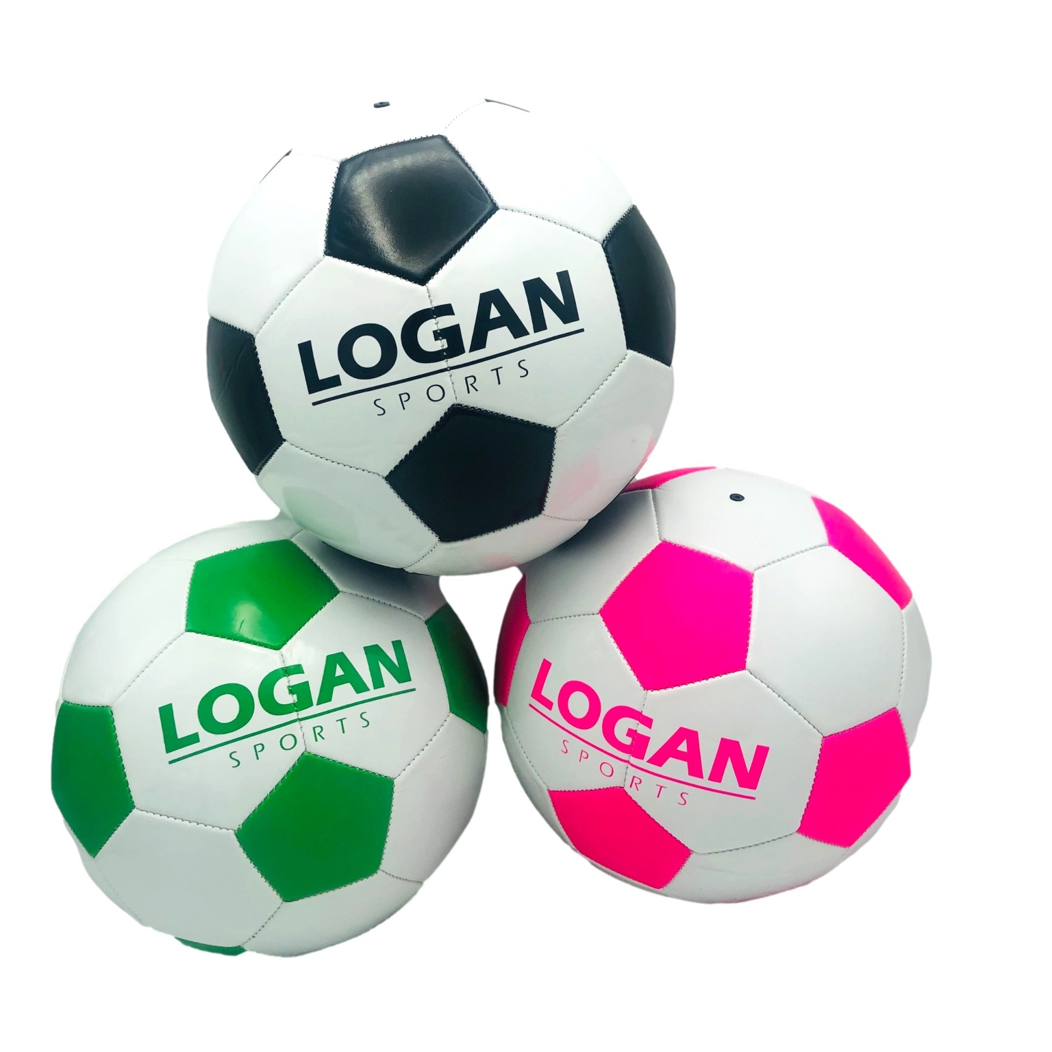 Stitched Soccer Balls - Size 5, Assorted Colors