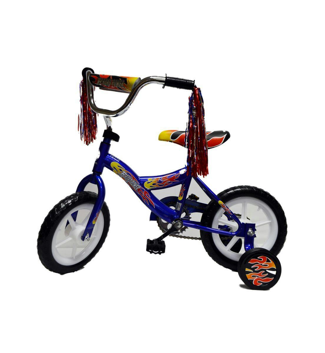 Wholesale 12" Boys' Blue Bicycle With Training Wheels (SKU 2352105