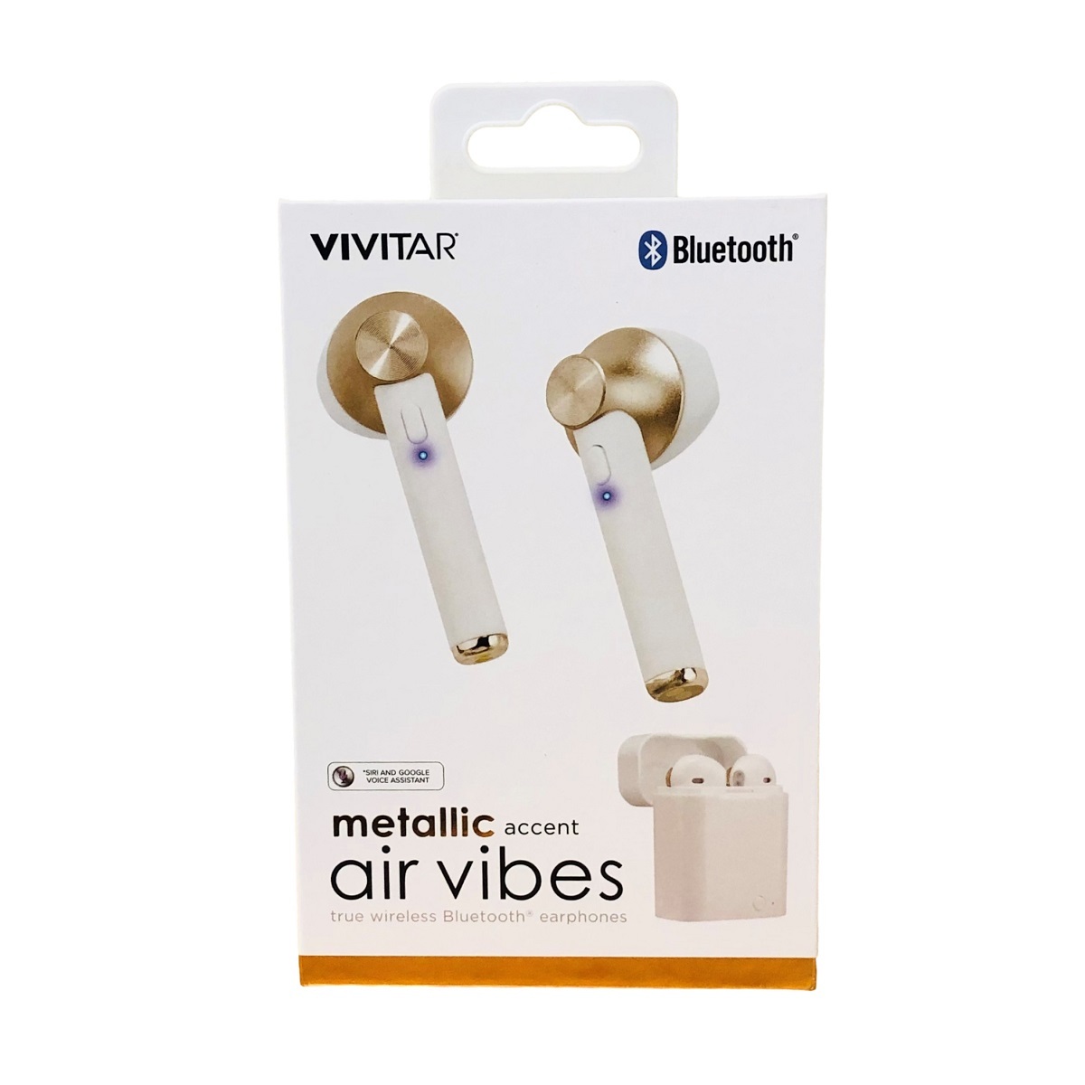 Wholesale Wireless Metallic Earbuds - Gold (SKU 2356768) DollarDays