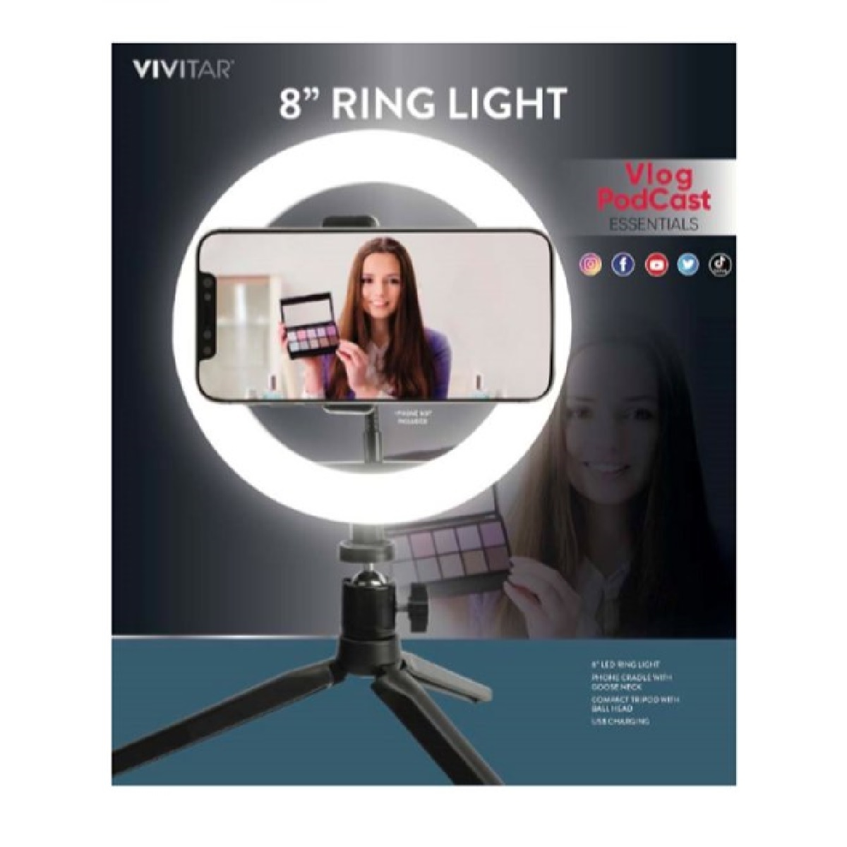 ring light phone holder broken