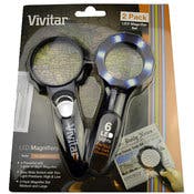 LED Magnifying Glasses - 2 Pack