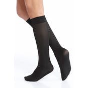 Women's Sheer Knee-High Socks - Black, 15D, Nylon